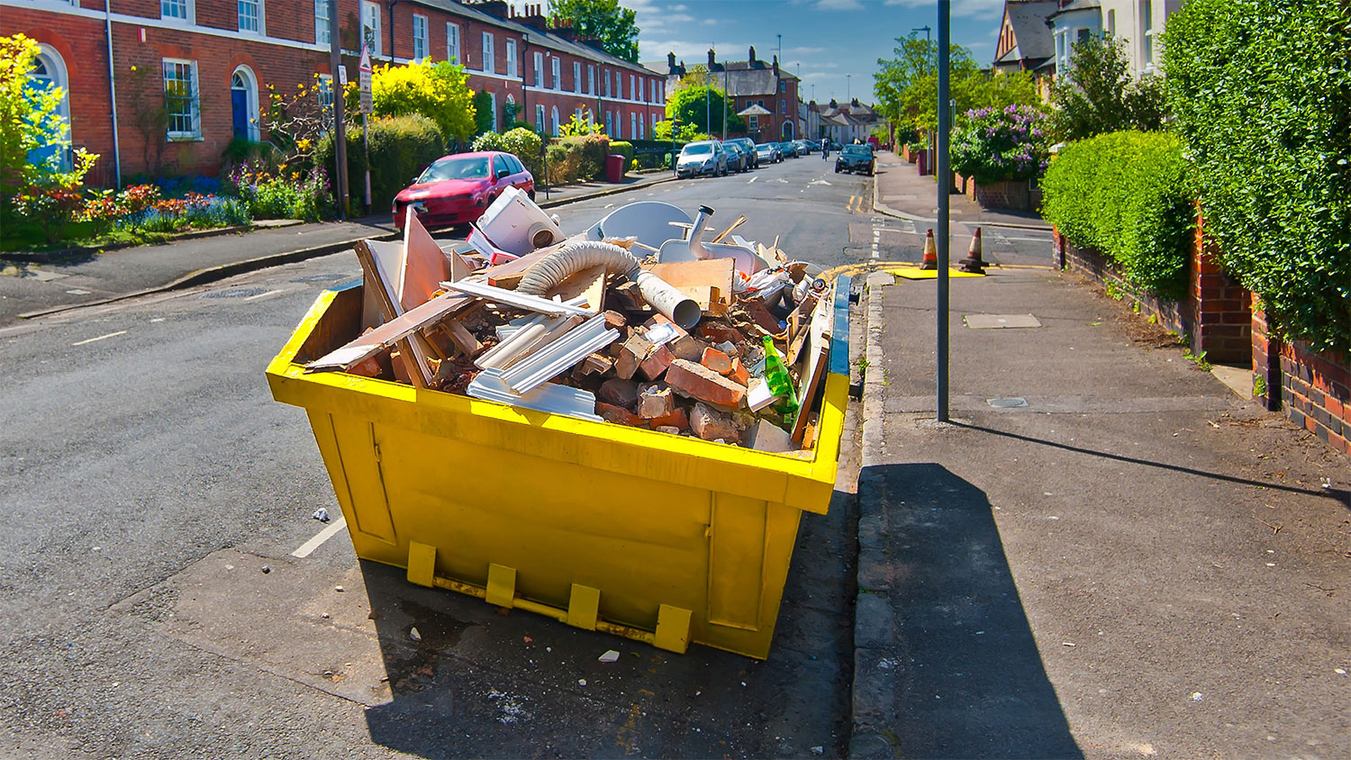 items in a Skip bin