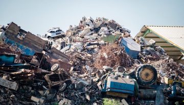 scrap metal yard