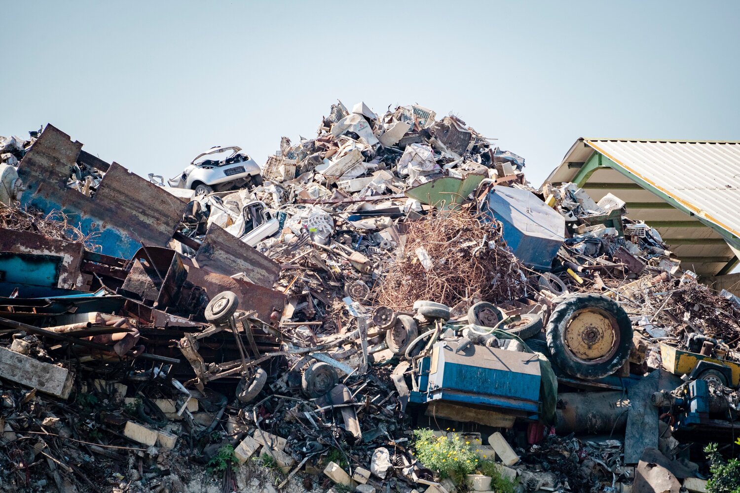 scrap metal yard