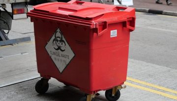 red skip bin