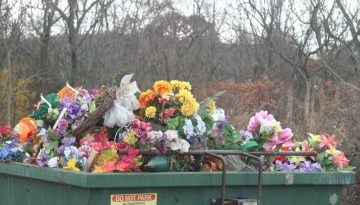 overloading dumpster