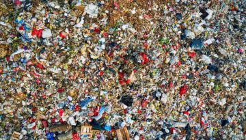 Illegal waste dumping