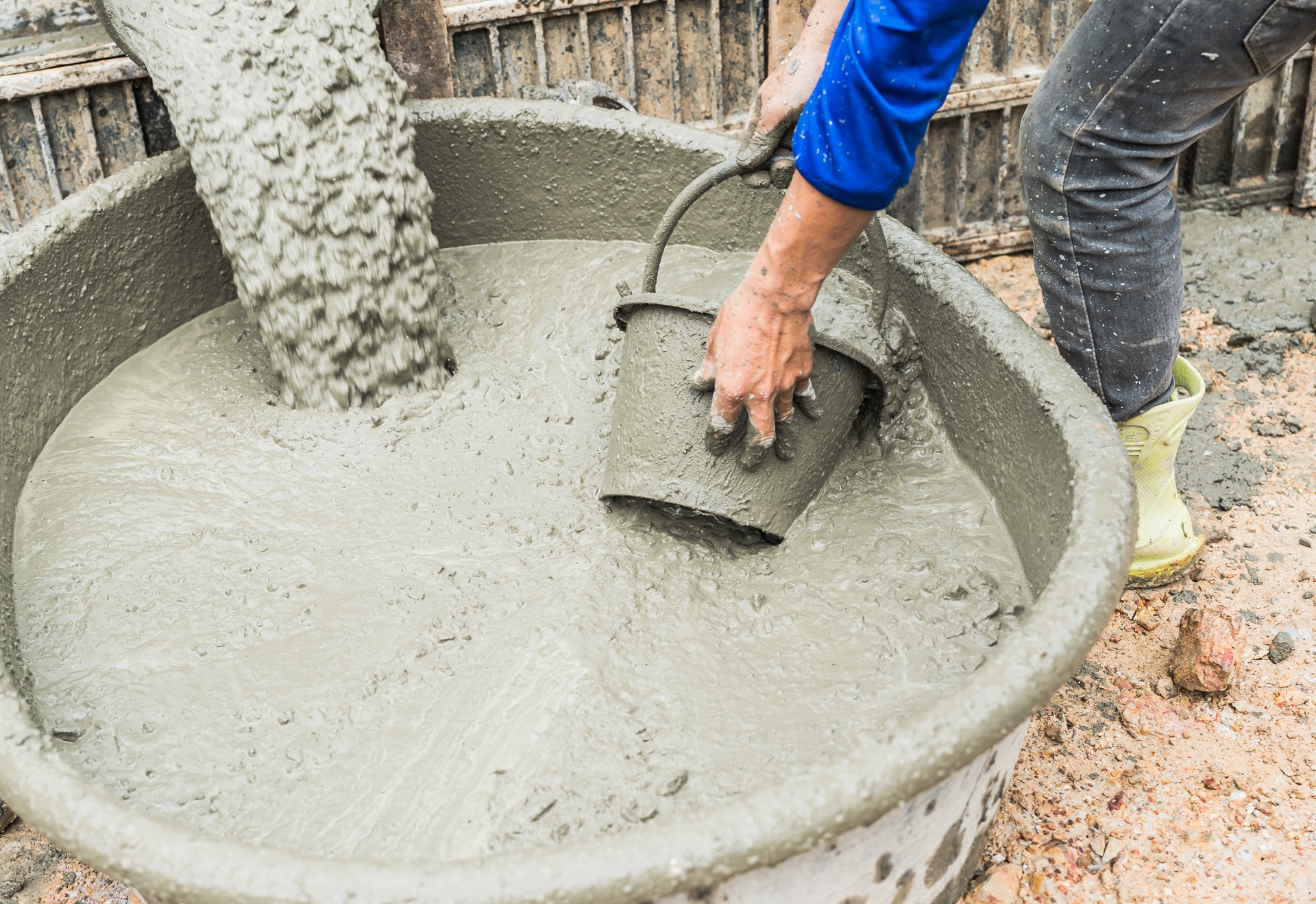 green concrete