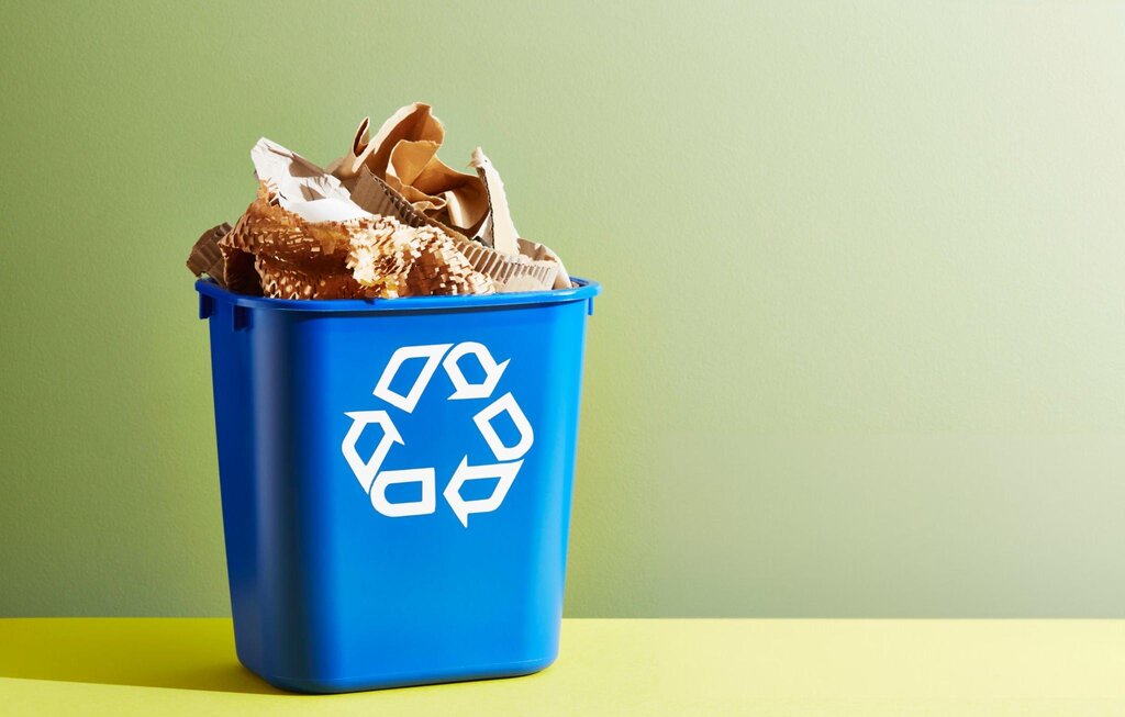 recycling paper and cardboard